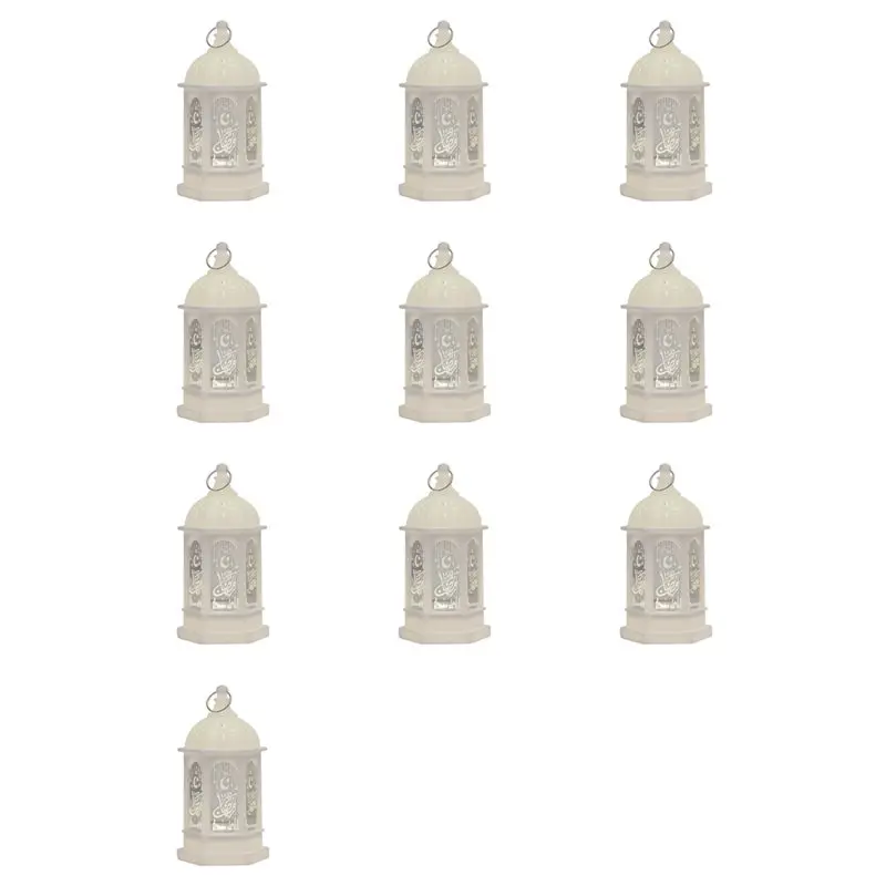

【COMELY】10X Светодиодные фонарики для украшения дома на Ид Мубарак, ночники для Рамадана, декоративное освещение, F
