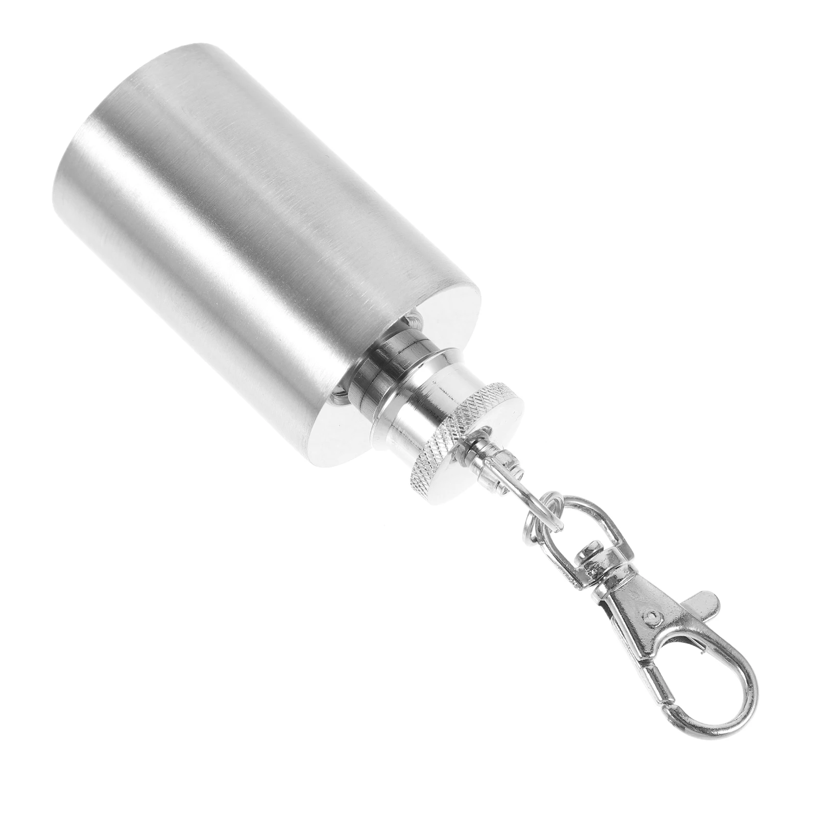

Durable Stainless Steel Flask 1oz Mini Keychain Compact Design Easy Carry Any Drink Anytime Anywhere Men Women Gift