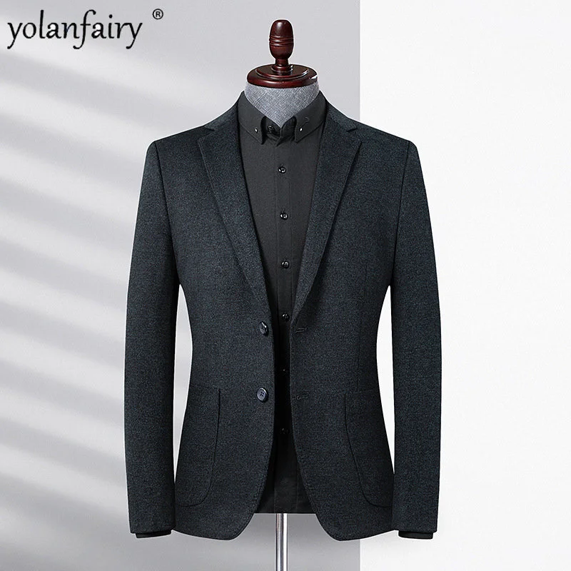 

2013 Spring New Korean Suits for Men Clothing Solid Wool 's Casual Slim s Blazer Jacket Coats Costume Homme