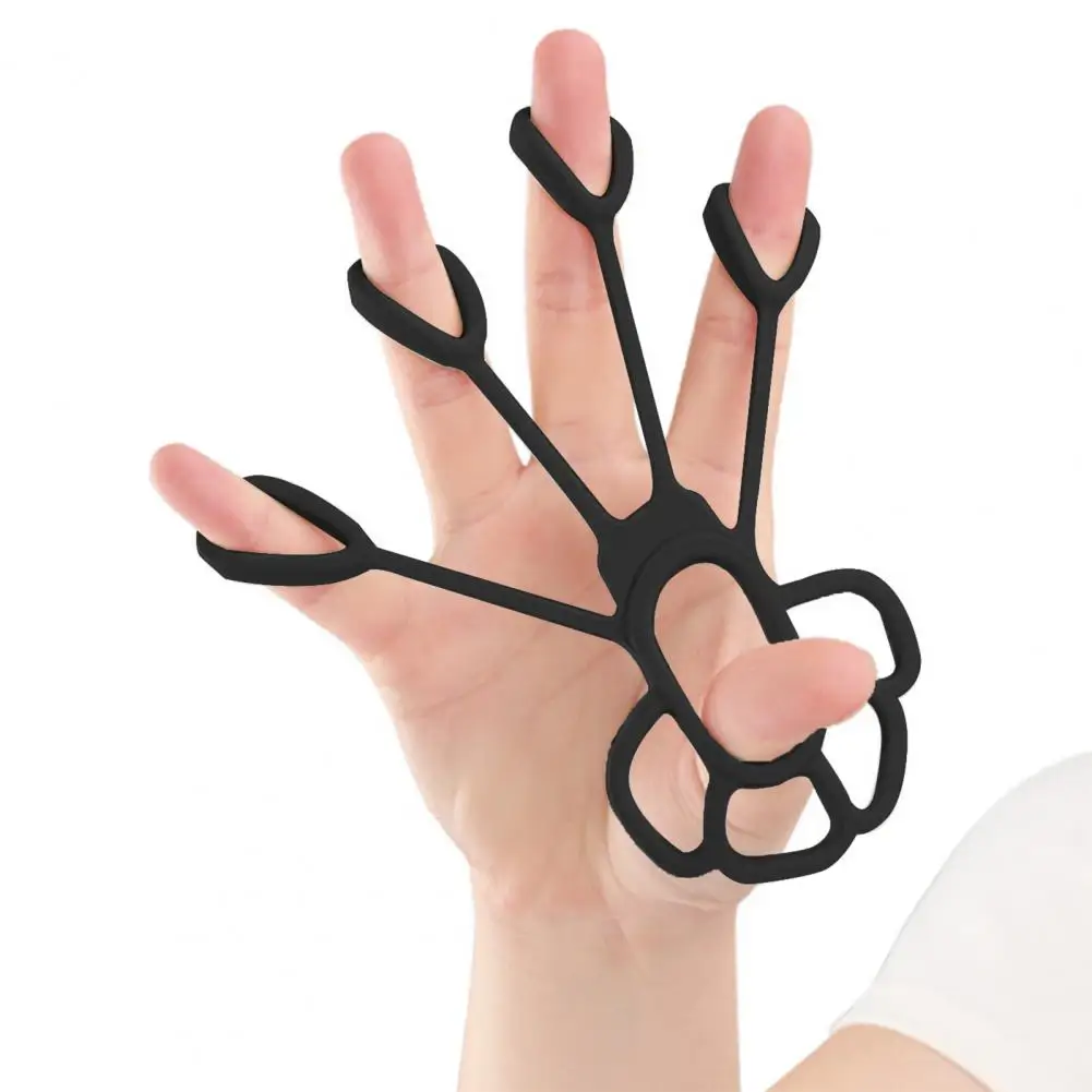 Finger Puller Silicone Five Finger Exerciser Hand Grip Strengthener Finger Trainer Fitness Equipment Forearm Tools