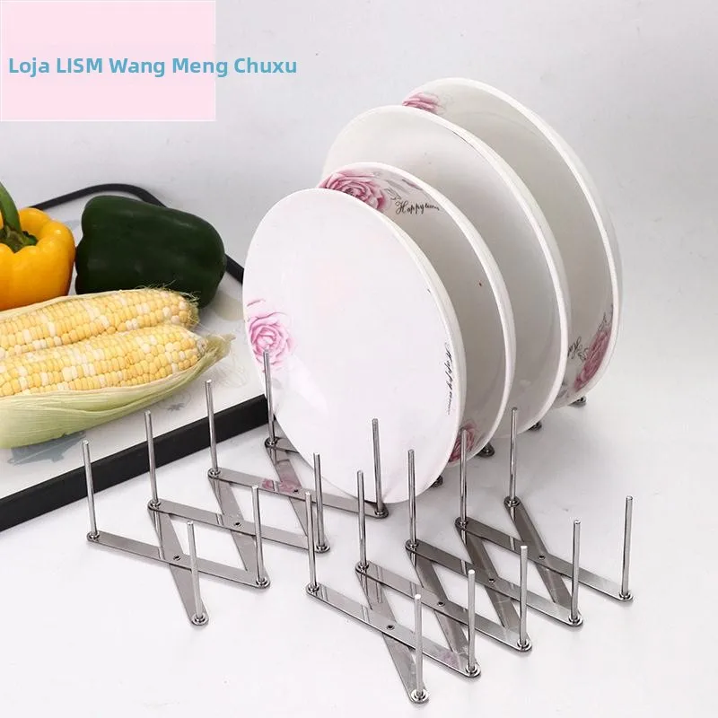 Etagere-de-rangement-de-cuisine-en-acier-inoxydable-support-pour-couvercles-de-plats-design-moderne-et-epure-egouttoir-a-vaisselle-placement-lateral