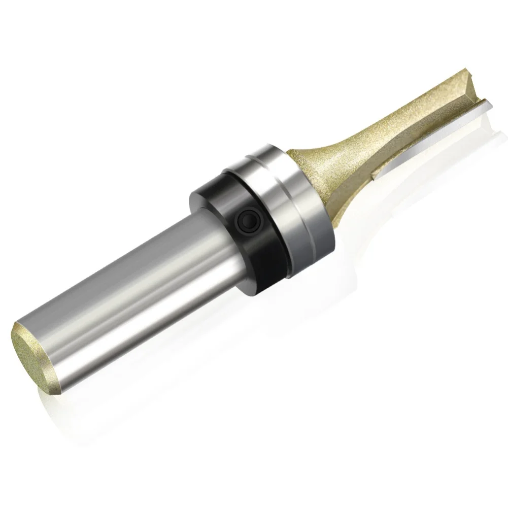 

Фреза с хвостовиком 12,7 мм, фреза для обрезки заподлицо, деревообрабатывающая фреза, чистка нижней части, двойная ось, режущая кромка, электроинструменты