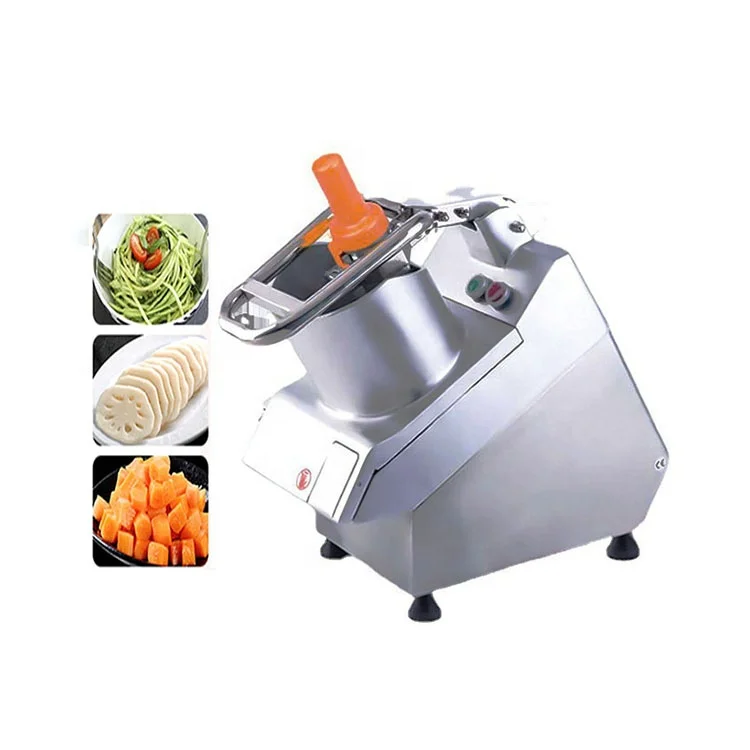 Small Commercial Automatic Fruit and Vegetable Cutter Julienne Shredder Dicer Potato Carrot Lemon Orange Cutting Slicer