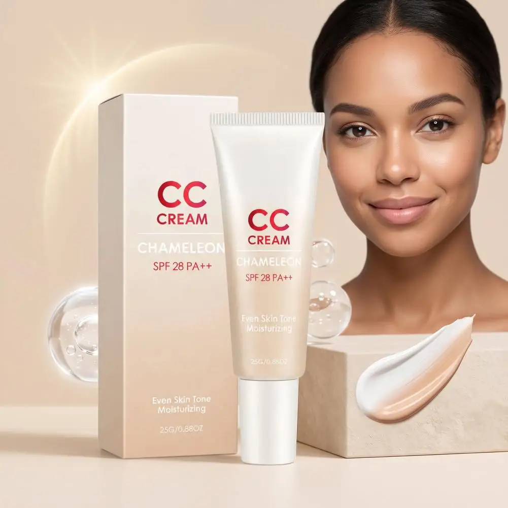 CC Cream With SPF 50 Color Correcting Cream Sunscreen Full Coverage Foundation Lightweight Foundation Moisturizing