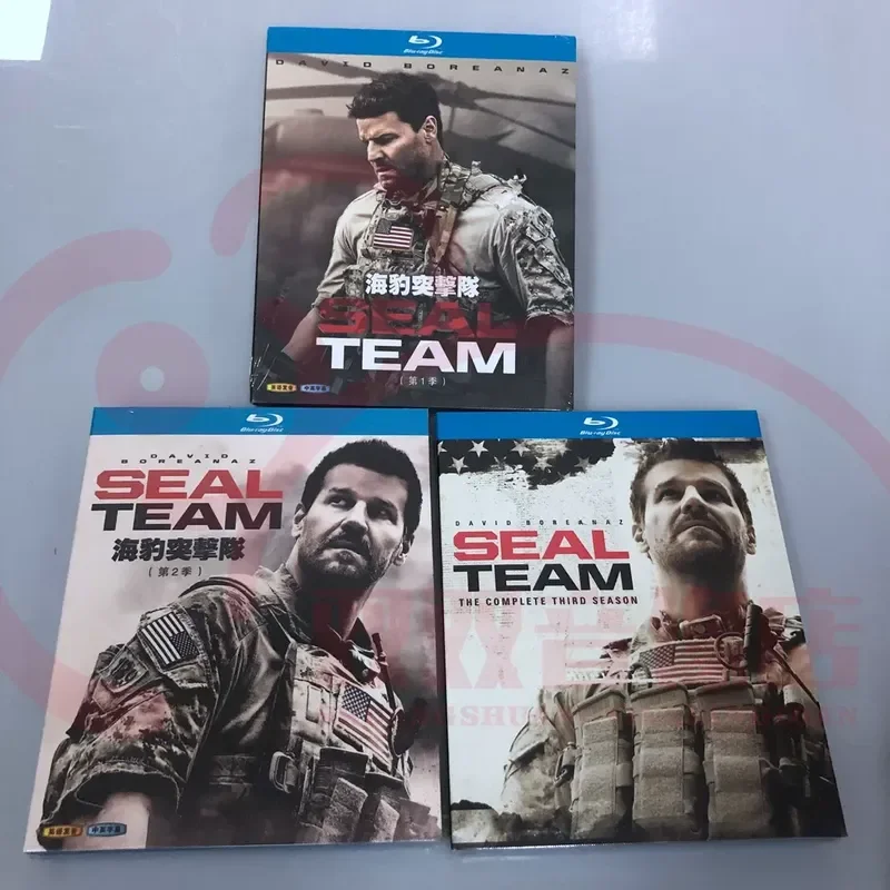 BD Blu-ray American Drama SEAL Season 1-7 War Military 21 Disc 1080P High Definition Box