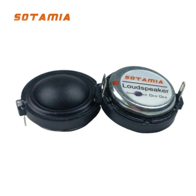 SOTAMIA 2 قطعة 31 مللي متر Hifi الصوت الحرير ملف مكبر الصوت المتكلم 4 أوم 20 واط موسيقى منزلية صغيرة ثلاثة أضعاف 20-core مكبر الصوت لتقوم بها بنفسك نظام الصوت