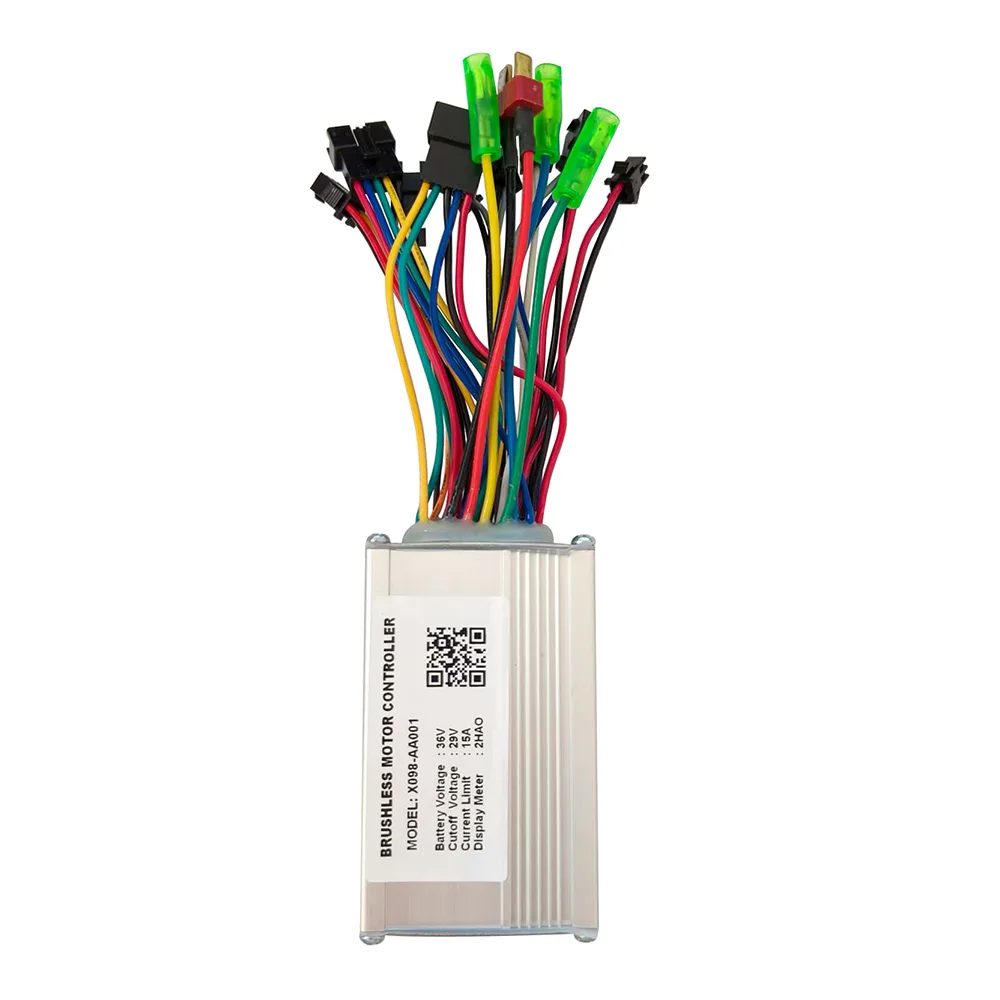 

36V 15A Brushless Motor Controller X098-AA001 Electric Bicycle Scooter Speed Controller with 2HAO Protocol Display