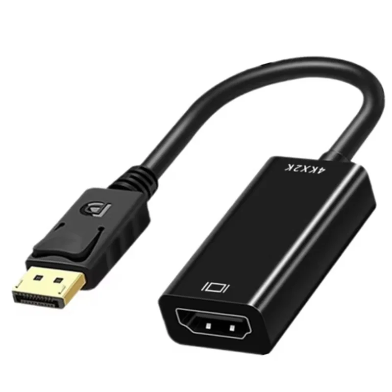 4K DP DisplayPort إلى HDMI محول متوافق DP إلى أنثى HDMI كابل محول فيديو الصوت لكابل جهاز عرض HDTV PC
