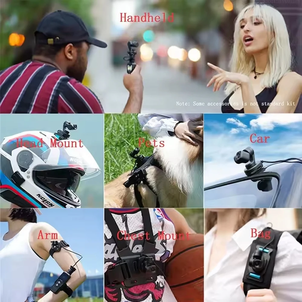 FeiyuTech Feiyu Pocket 2S Kamera Gimbal 3 Sumbu Desain Terpisah Basis Magnetik Sensor 1 / 2,5 Inci 130 °   Bidang Pandang Ultra HD 4K