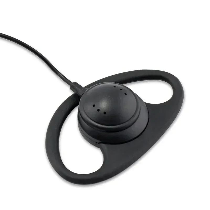 10PCS 1 Pin D Shape Ear Hook Earphone Headset PTT Mic Speaker for Motorola MH230R T6200 T6200C T6220 TKLR T3 T4 T5 T6 Radio