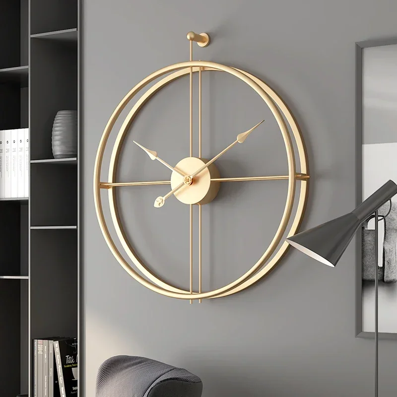 

Design Aesthetic Wall Watch Classic Korean Mechanism Mural Bathroom Silent Clock Wall Chinese Relogio De Parede Home Decoration