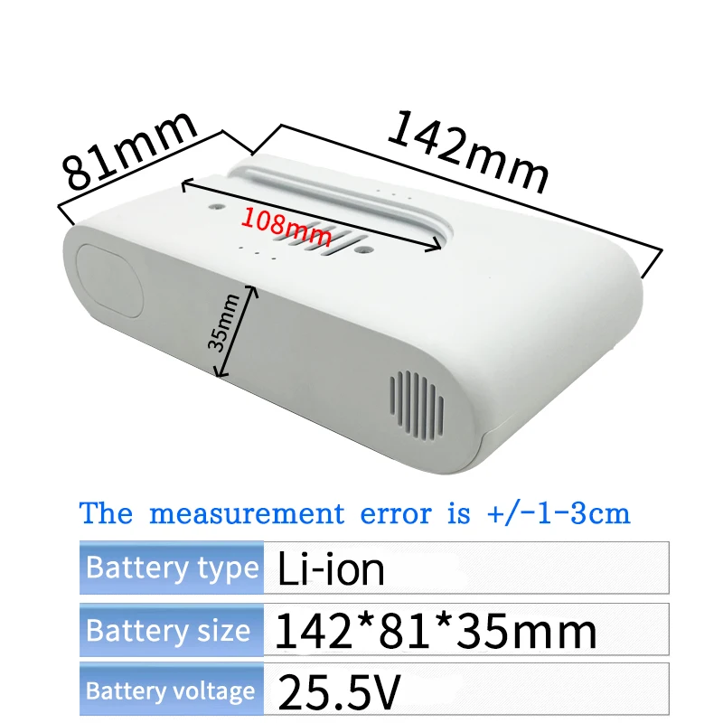 2025 Original 25.2V 12000mAh Rechargeable Lithium-Ion Battery Pack for Xiaomi Mijia Dreame G9 G10 Wireless Vacuum Cleaner