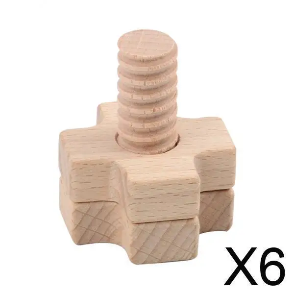 

Набор для сборки и разборки из 6 предметов: винты и гайки, для детей, для класса, для мальчиков и девочек, крестообразные