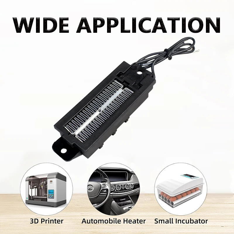 4Pcs Air Heater 12V 24V 48V 110V 220V Ceramic PTC Electric Heater 50W~200W Incubator Heater Element 54B2 95*31mm