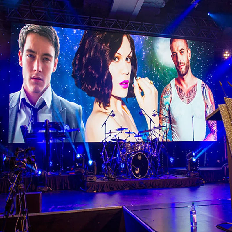 Layar LED Modular untuk Iklan, Acara Indoor & Outdoor, Kabinet Sewa Video Wall 500*500mm, Panel Layar LED