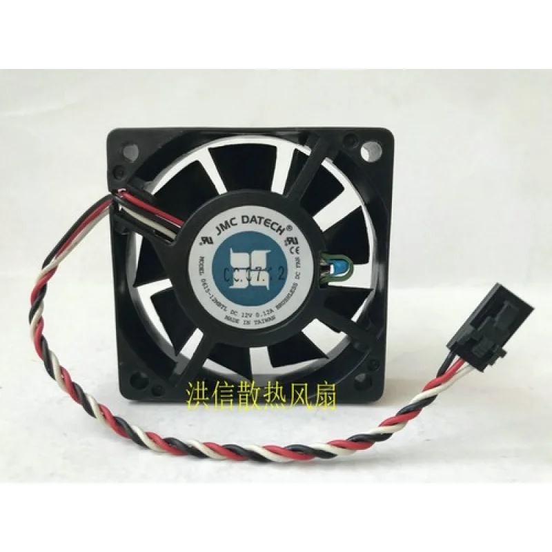 

Y 1 шт. для JMC 6015 0615-12MBTL DC12V 0,12A 6 см 3-проводной охлаждающий вентилятор, гарантия один год #
