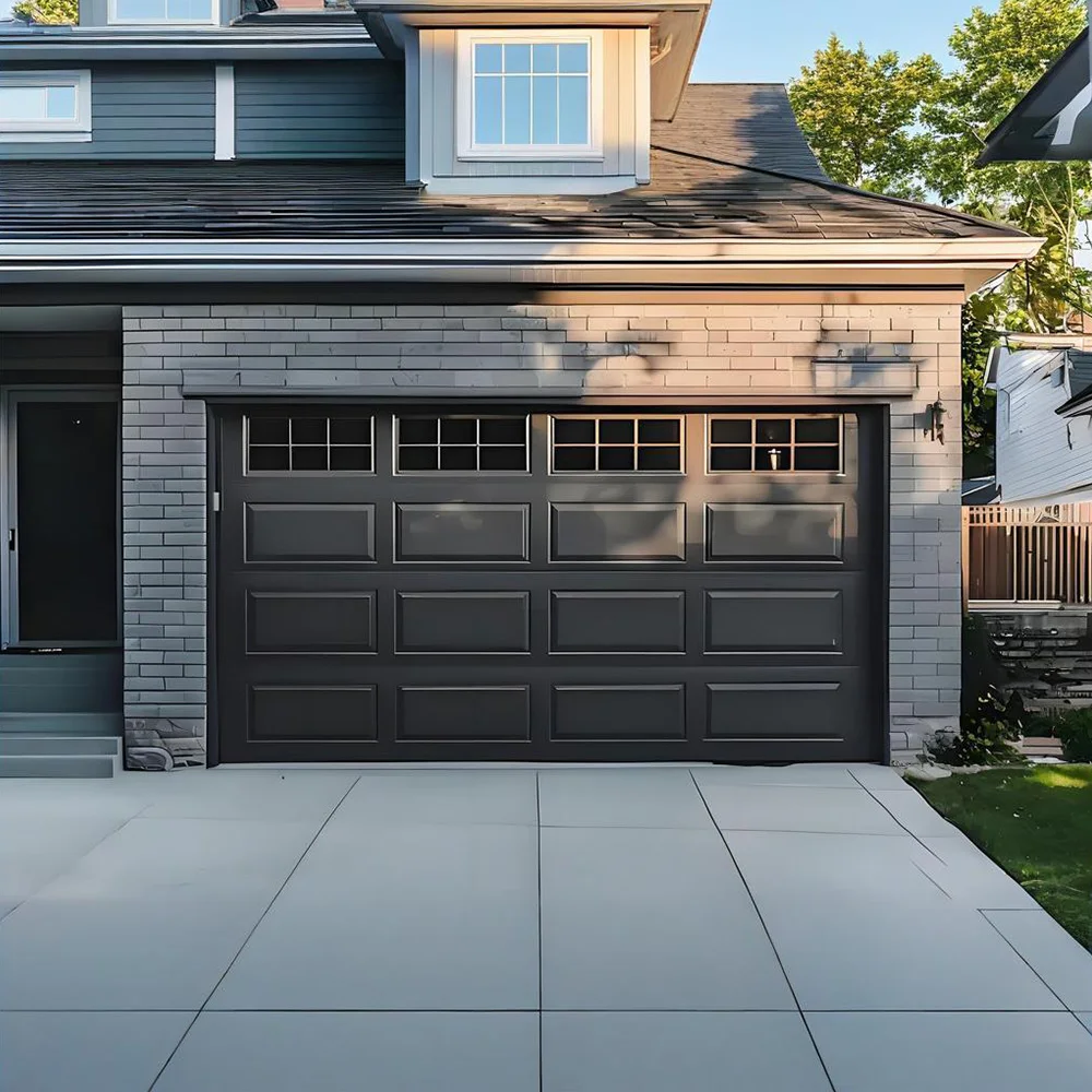 

Electric Garage Door With Motor Entrance Entry Front Door Bi-Fold Sliding Doors Aluminum Double Glazed Custom Home Decor