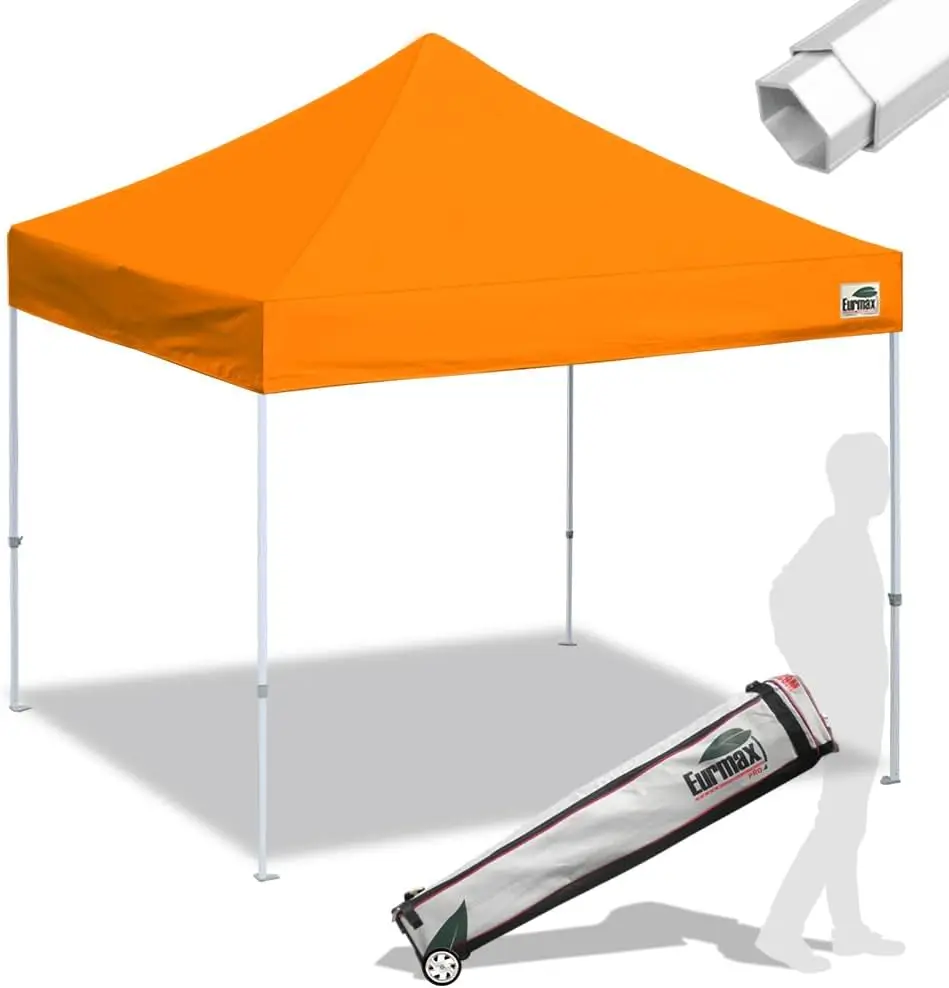 

USA Pro 10x10 Pop Up Canopy Wedding Party Tent Instant Outdoor Gazebo Pavilion Canopies BBQ Cater Events Aluminum Frame Commerci