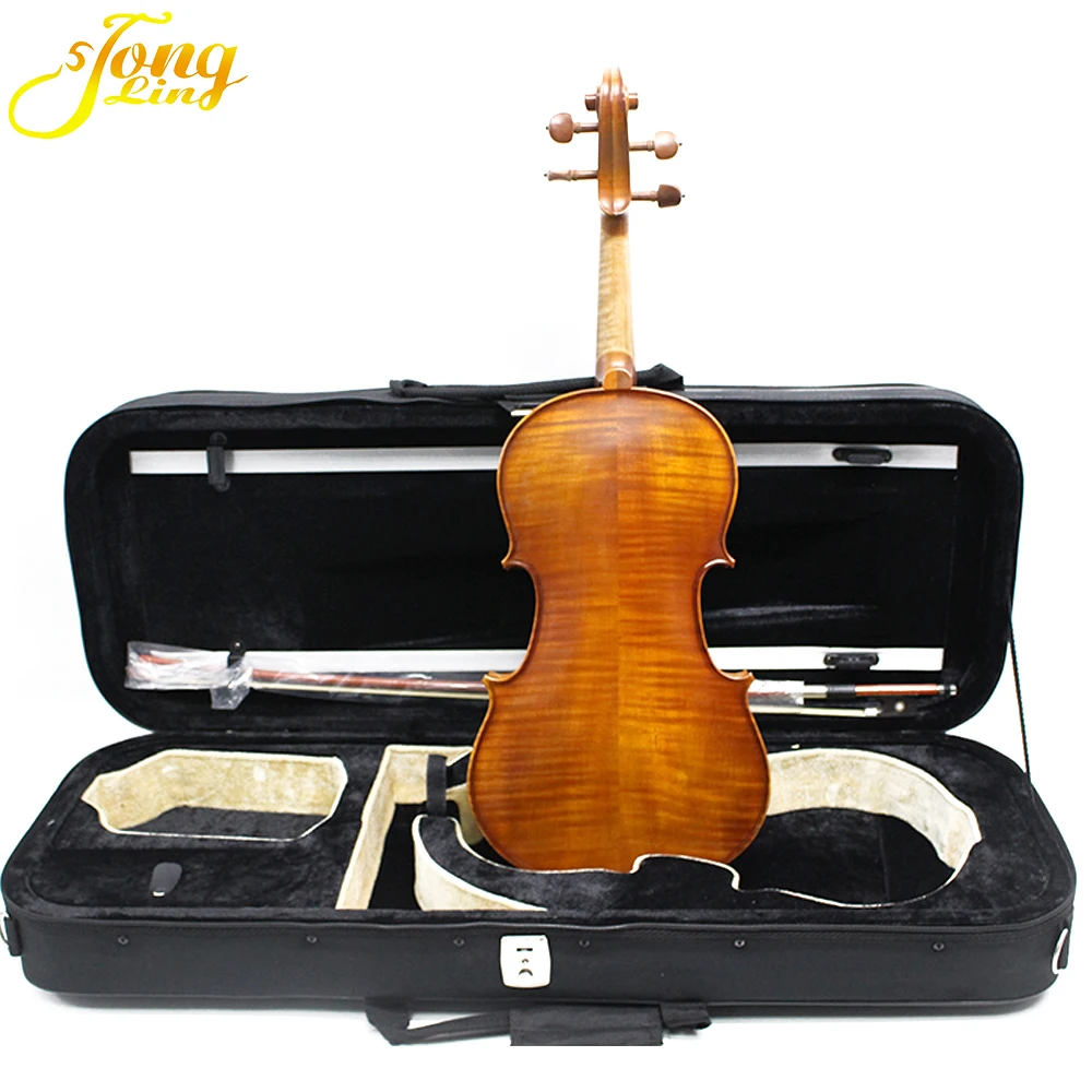 Factory Handmade Professional Manufacture Cheap Price Student Flame Viola