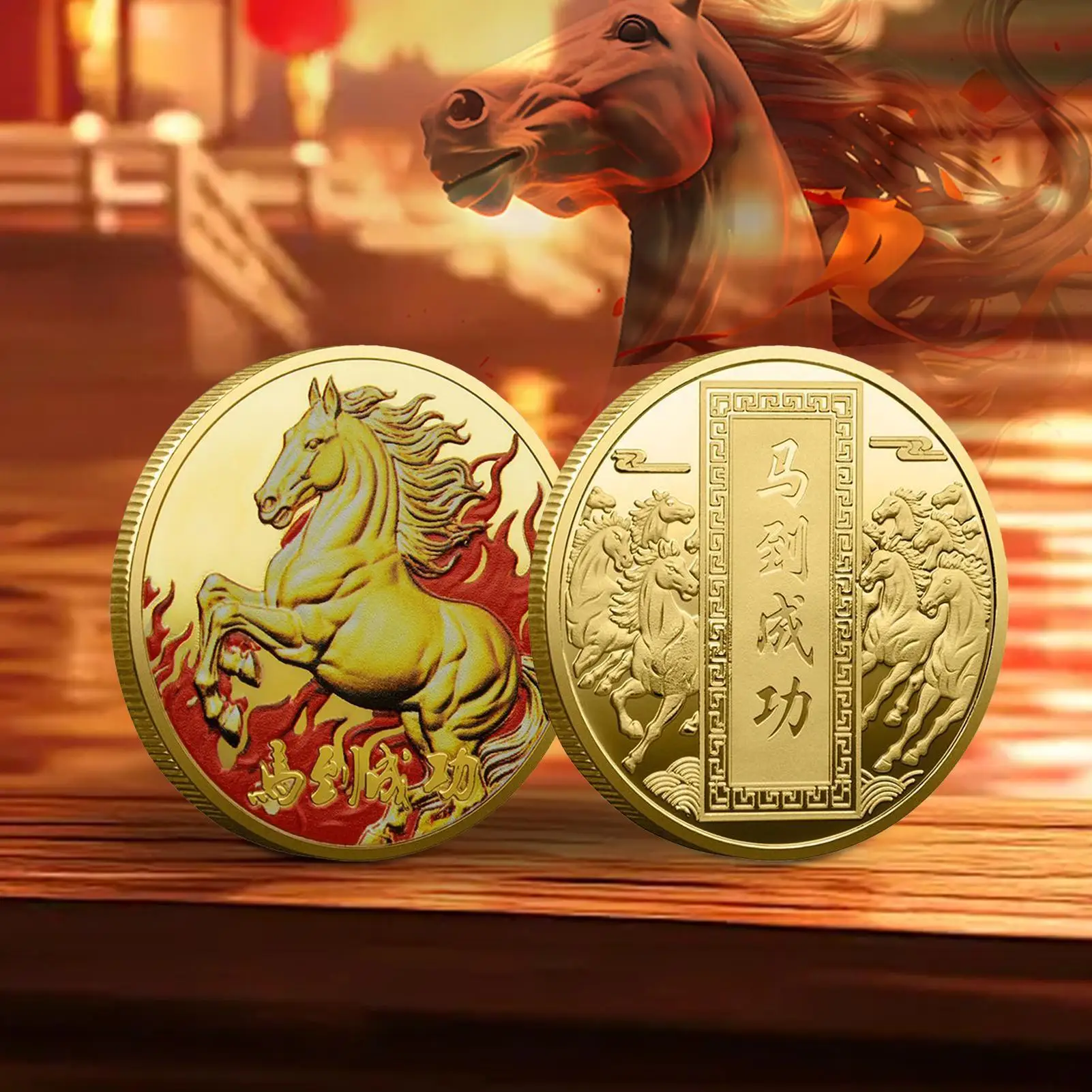 Commemorative Coin Immediate Success Commemorative Coin Travel-Friendly Luck Charm for Girls Teens Boys Women Men Husband Wife
