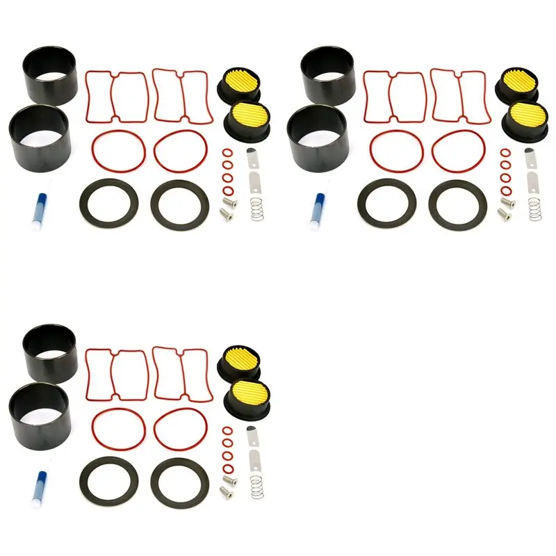 A27F-3X Oil-Free Air Compressor Repair Kit 750W Vacuum Pump Oil-Free Mute Air Compressor Cylinder Sleeve Piston Cylinder Ring
