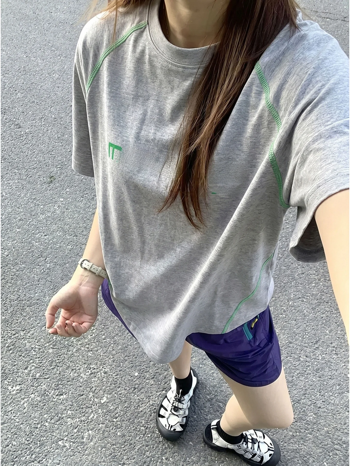 White Quick Dry Cycling Clothing Sport Short Sleeve Thin Ice Silk T-Shirt for Men And Women Summer Fitness Training Badminton - view 5