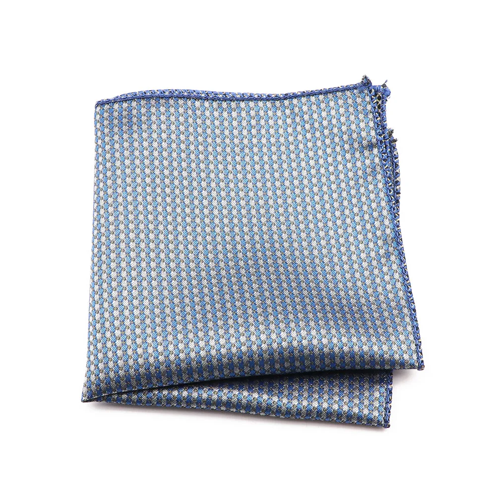 الكلاسيكية منديل البوليستر مربع للرجال ، منديل بسيط ، وشاح الأعمال الرسمية ، اكسسوارات بدلة الزفاف ، الأزرق والأحمر ، والأزياء الجديدة ، 22 سنتيمتر