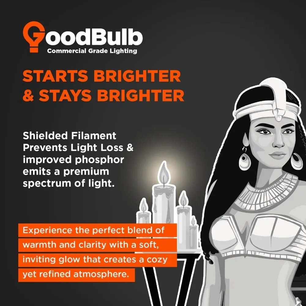 GoodBulb 32W 48 بوصة T8 لمبة الضوء الفلورسنت 3000K أبيض دافئ متوسط ثنائي الدبوس قاعدة 3050 لومينز 86 CRI 24000 ساعة حياة فورية/P