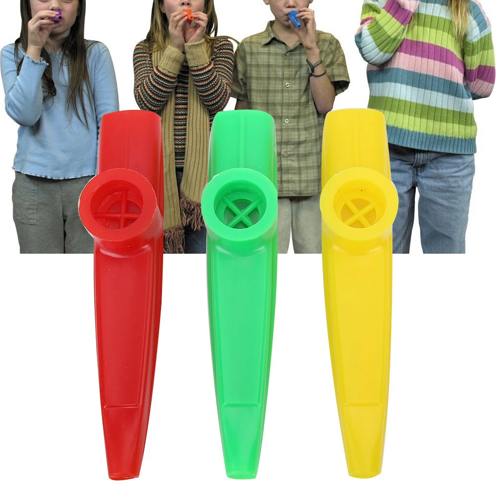 Kazoo Instrument Kazoos Mini Kazoos Kazoo Plastic Mini Portable Kazoo Ukulele Guitar Partner Easy to Learn Musical Instrument