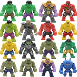 Marvel Superhero Anime Character Building Blocks, Hulk, Spider Man, Venom, Building Blocks, Action Dolls, Brinquedos