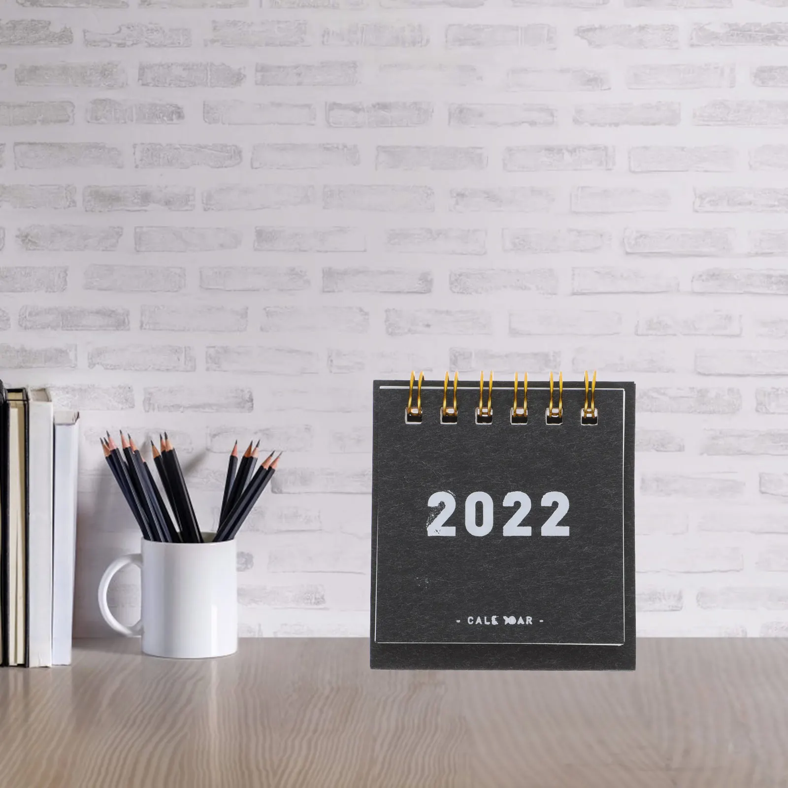 

4 Pcs Mini Desktop Calendar 2022 Paper Office Supplies Smooth Practical Portable Small Desk Calendar Decors Time