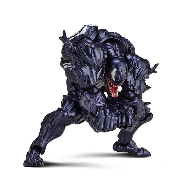 Venom Amazing Yamaguchi Legends Action Figure Joint Movable Change Face Statue Model Collectible Kids For Toy Gift