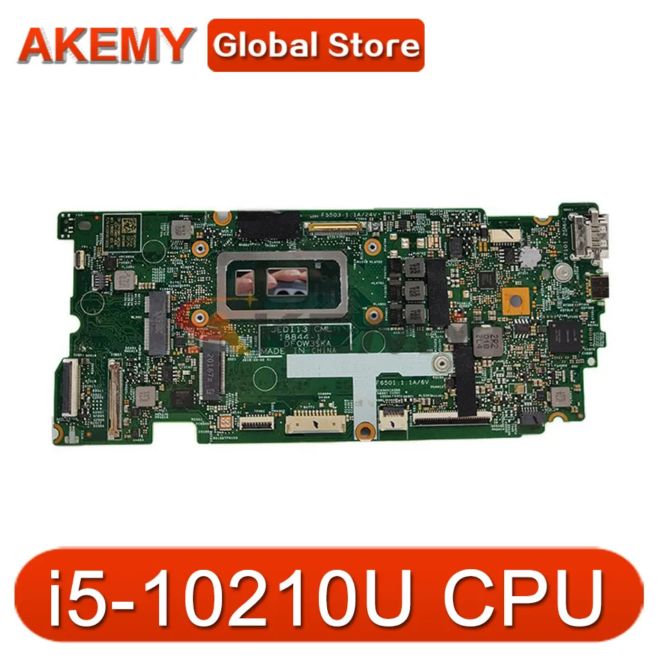 

For DELL Inspiron 7391 Laptop Motherboard 18844-1 i5-10210U i7-10510U RAM 8G 16G 0PKNWK 0YG9JY 0HF90F Notebook Mainboard 13