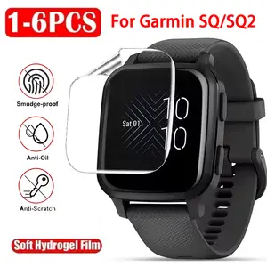 Bilashmart Soft Hydrogel Film Garmin Venu SQ2 SQ Cover Anti scratch Screen Protector Garmin Venu SQ SQ2 Smartwatch Accessories