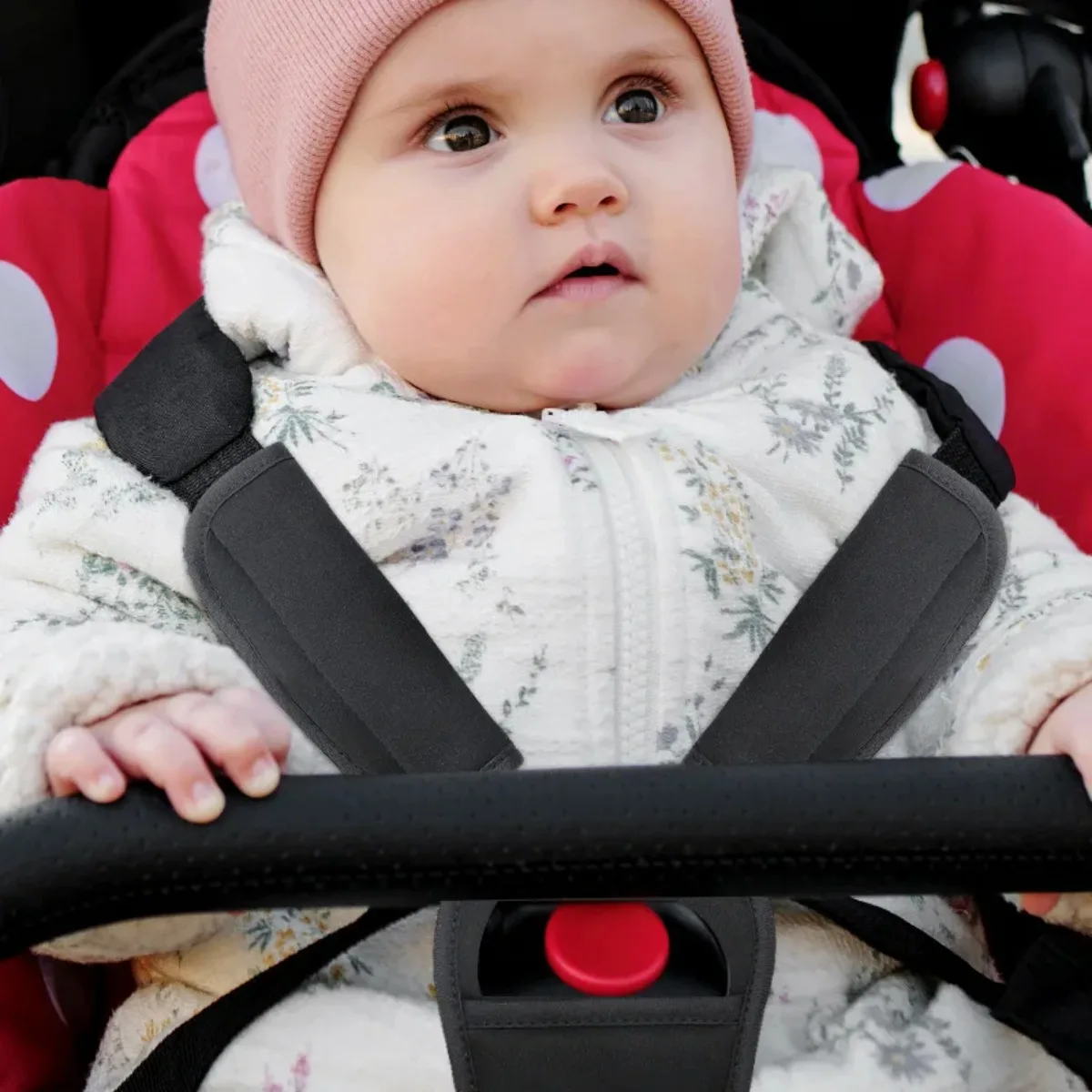 Baby Car Seat Belt Pads Universal Stroller Shoulder Strap Covers Prevent strangulation Soft Pram Safety Harness Cushions Guards view 4