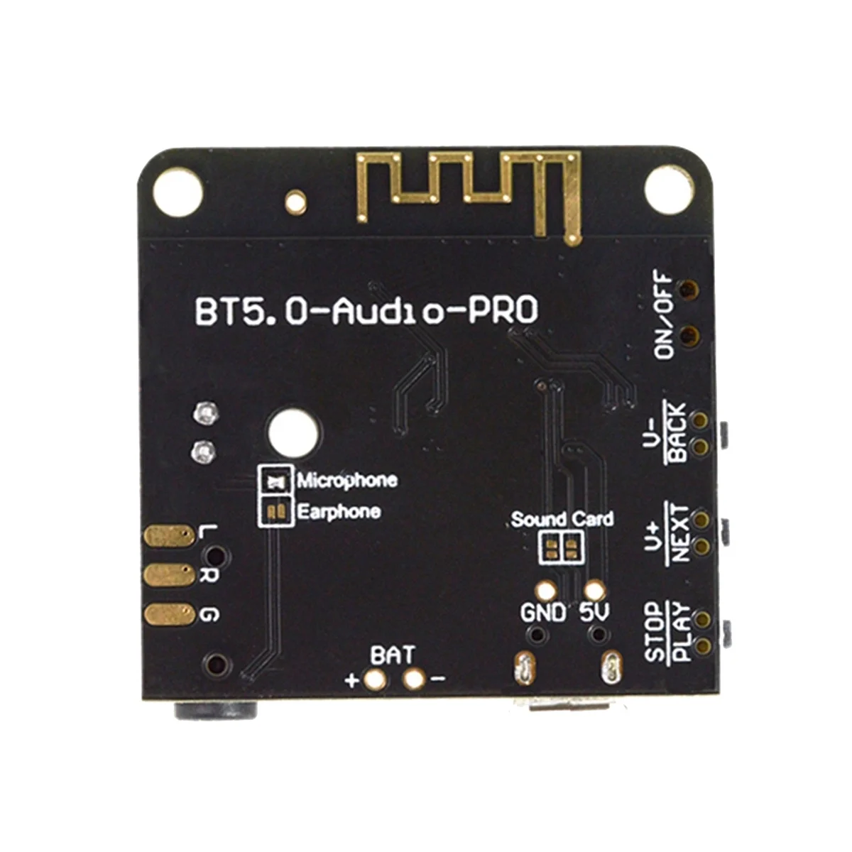 BT5.0 PRO 오디오 모듈 MP3 오디오 디코더 보드, 마이크 포함, 무손실 자동차 스피커, 오디오 앰프 보드, DIY 오디오 리시버