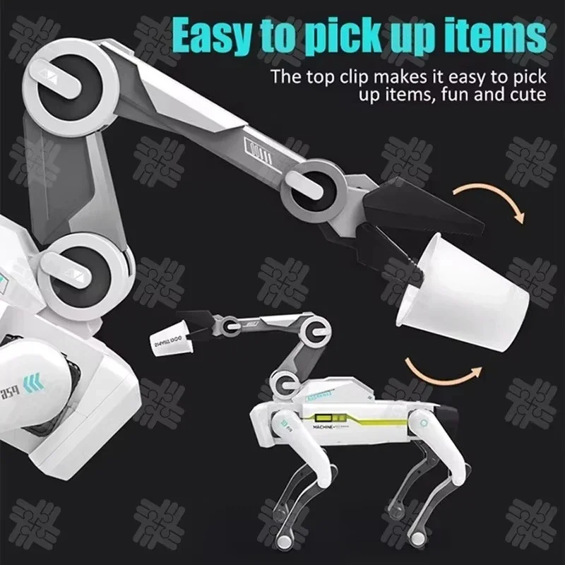 Programming Remote Control Pet Robot Handshake Interactive Intelligent Voice Command AppControl Robot Dog