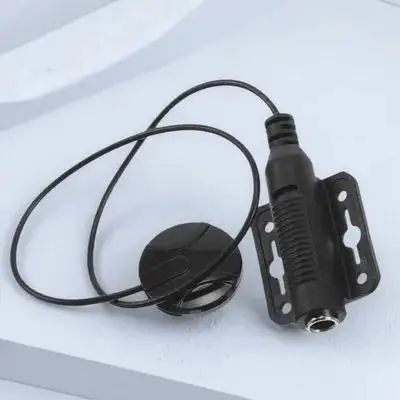 

Pickup Adhesive High Sensitivity for Guitar Ukulele Kalimba No Drilling Easy Install Acoustic Instrument Mic for Performances