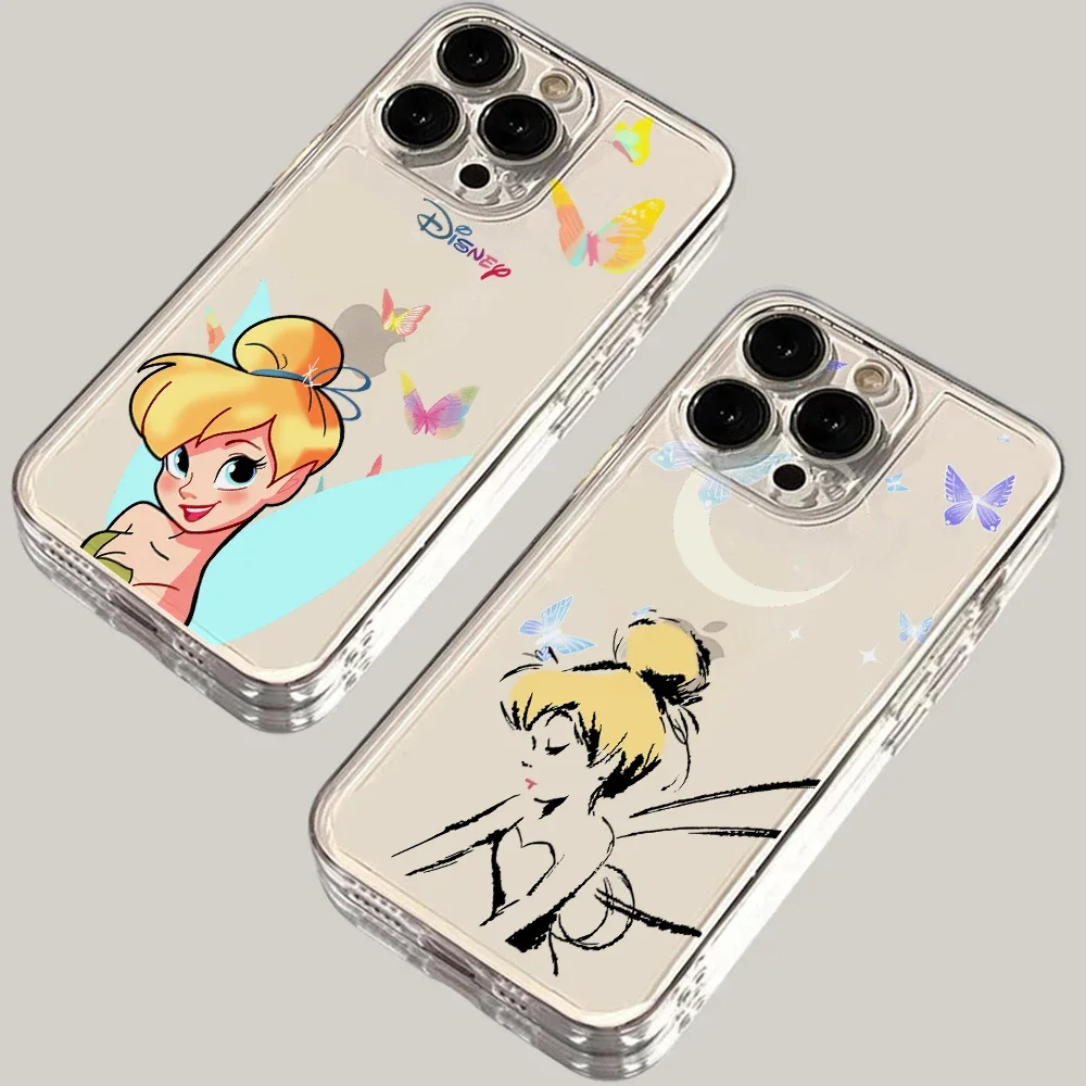 Lovely Tinker Bell Phone Case for Xiaomi Redmi Note 13 12 11 11S 10 10S 9 9S 8 Pro Plus 13C 12C 10C 4G 5G Soft Clear Cover