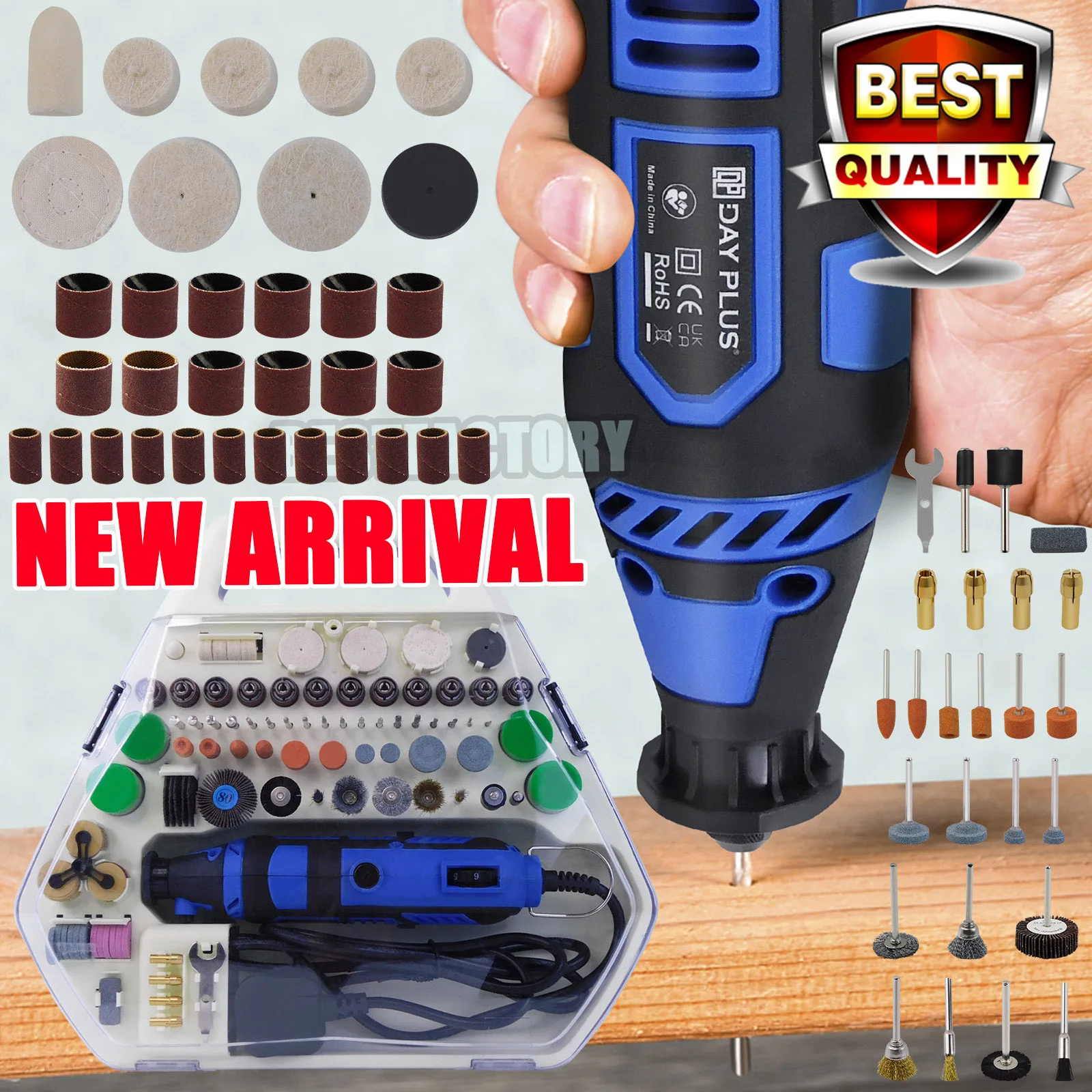 252PCS Multifunctional Tool Turning Tool For Dremel Grinding Machine Grinder Mini Drill Accessories Kit Abrasive Rotary Tool