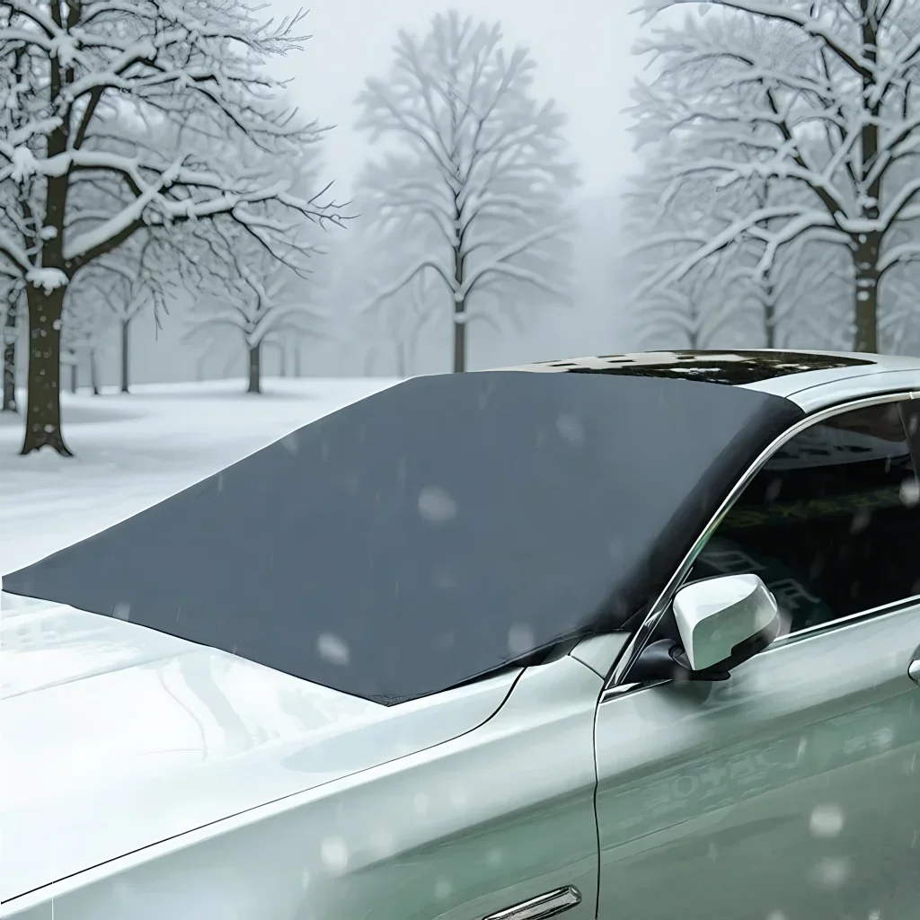 

Магнитный чехол для лобового стекла автомобиля, солнцезащитный и снегозащитный, водонепроницаемый