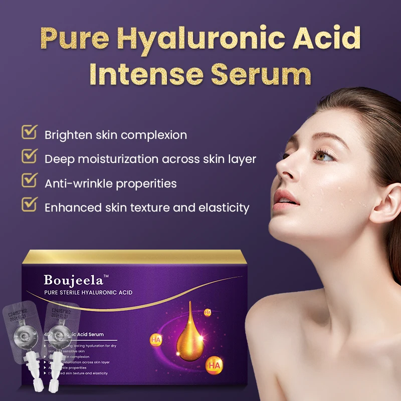 4D Pure Hyaluronic Acid Serum Capsule Deep Moisturizing Anti Aging Repair Damage Skin Beauty Hydration Essence