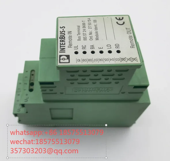 For INTERBUS-S IBSST24BKM-T 2750154 Bus Terminal Module 1 Piece