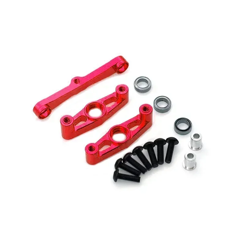 Kit d'accessoires de Modification en métal, bras de Suspension, joint de direction pour Tamiya TT02 TT-02 1/10 RC, pièces de mise à niveau de voiture