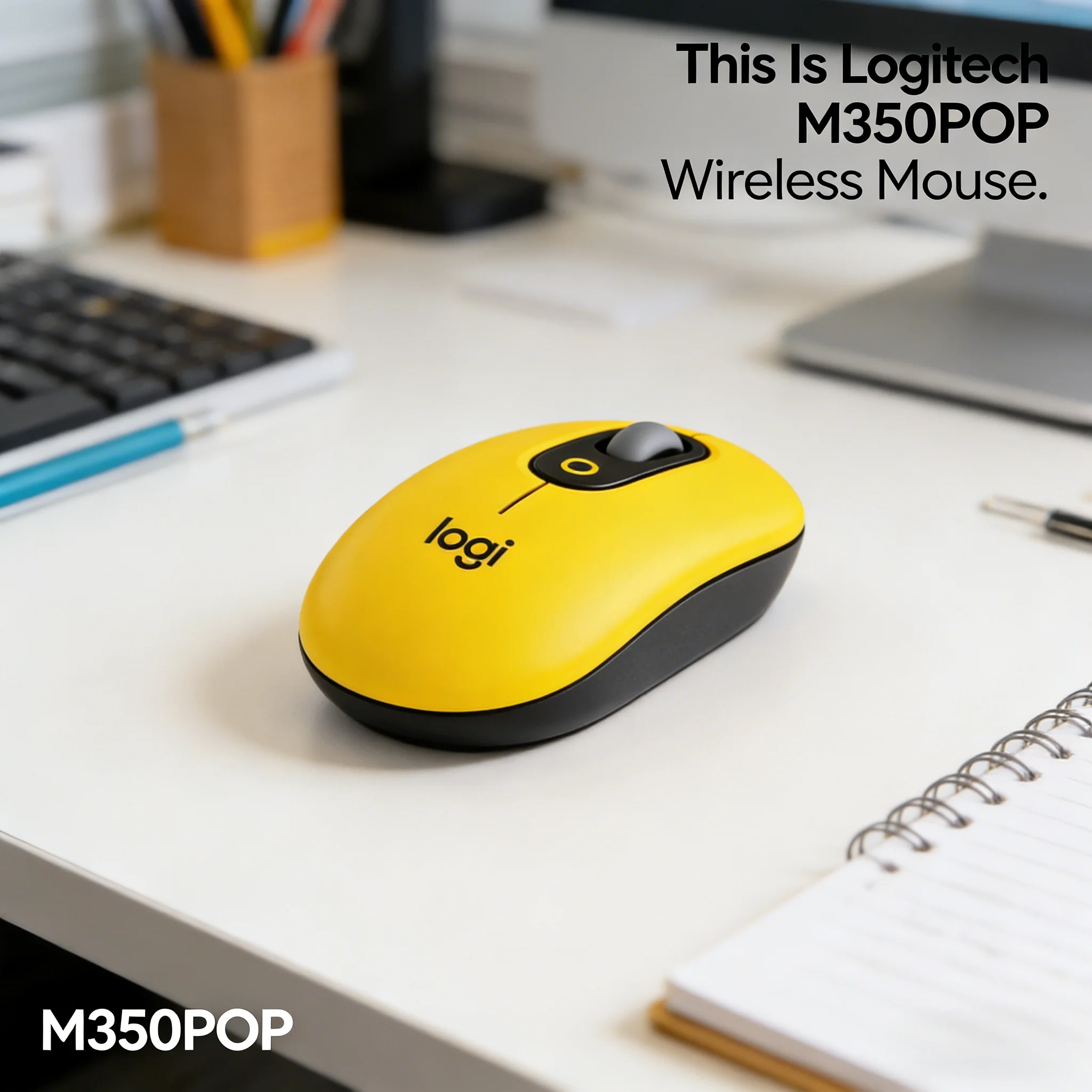 Logitech M305POP Office Mouse Easy-Switch for Laptop Phone & Pad