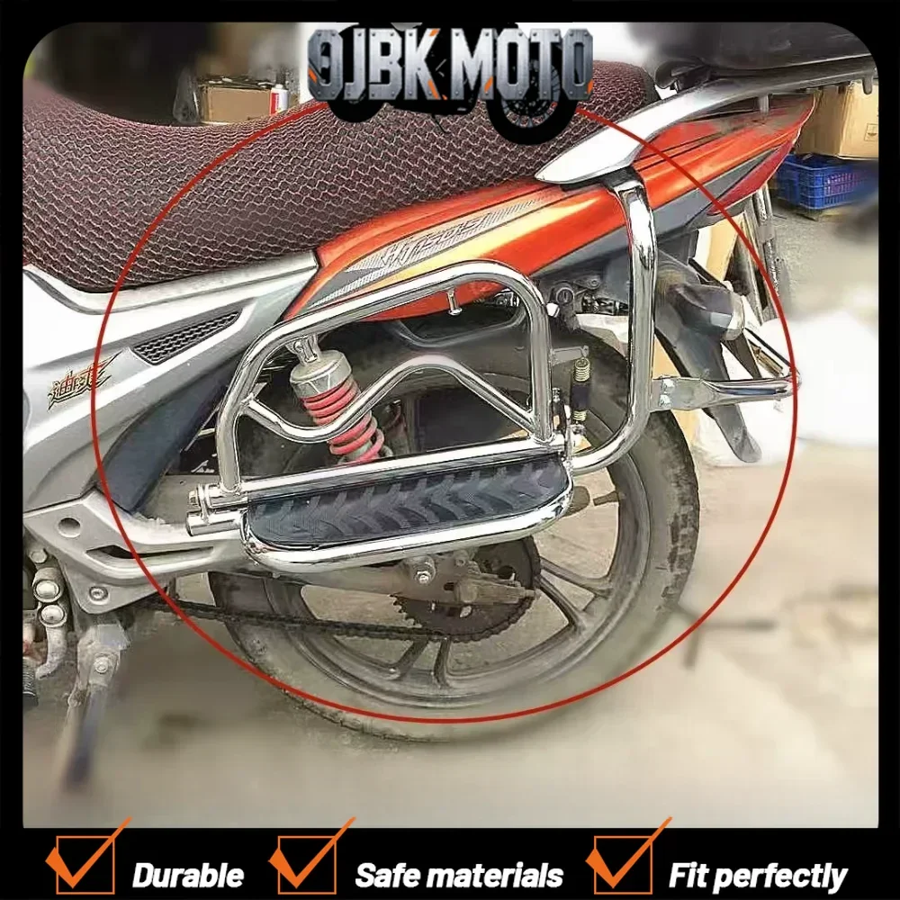 【Encaixe Perfeito】Novo Suporte de Bagagem Traseiro para Motocicleta Dafra Riva 150, Suporte para Caixa de Bagagem para Dafra Riva 150