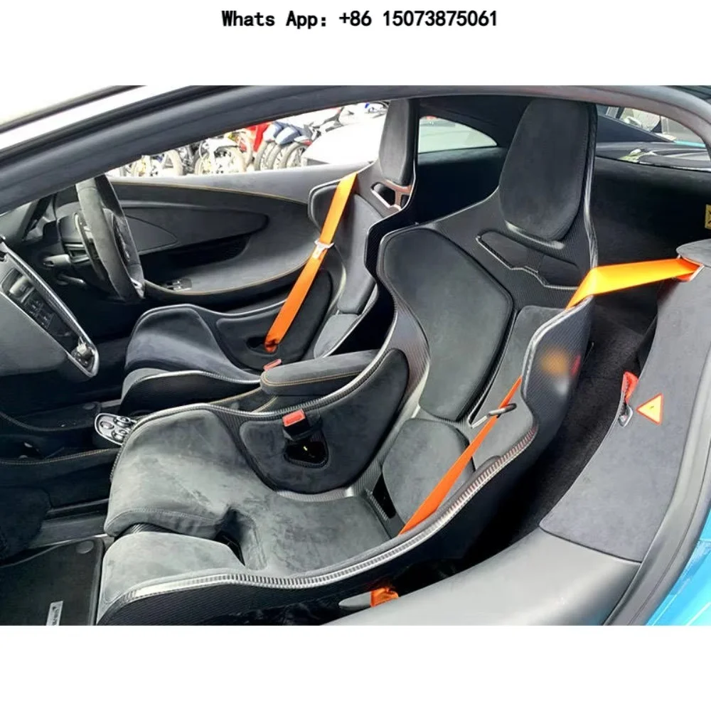 for Mc-laren 570S 650S 720S P1 MP4 600LT Upgrade Senna Style Sports Seats Carbon Racing Car Bucket Seat