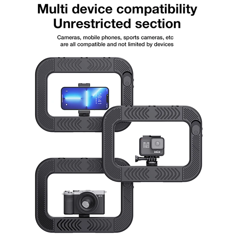 Three color dimming LED Ring Light Selfie Light Smartphone Video Rig for Smartphone Makeup Self Portrait Shooting with Bluetooth