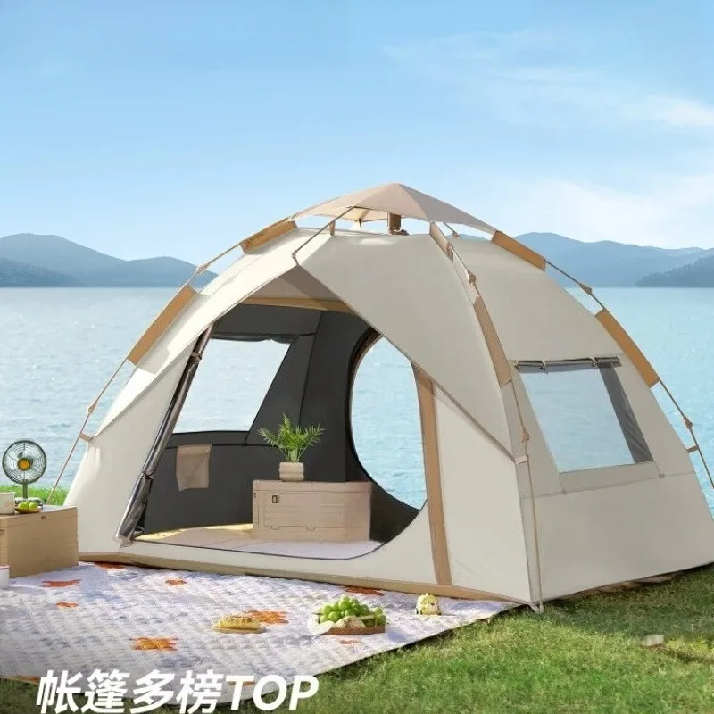 Automatic Instant Pop Up Camping Tent Portable Family Outdoor Shelter Waterproof Windproof Sun Protection Easy Setup for Camping