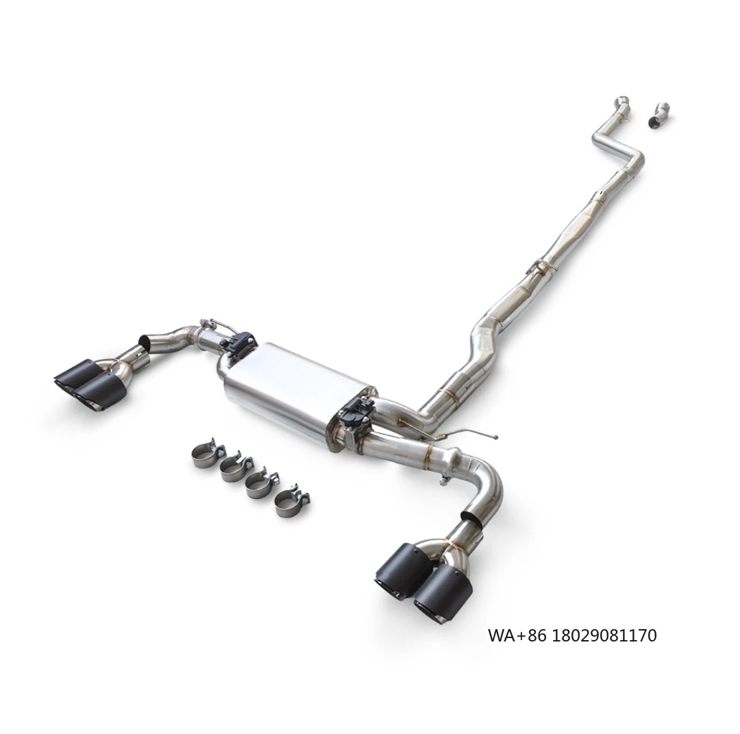 

Fits for 540 540i G30 G38 3.0T B58 High Performance Stainless Exahust Pipe With Valve Exhaust Systems